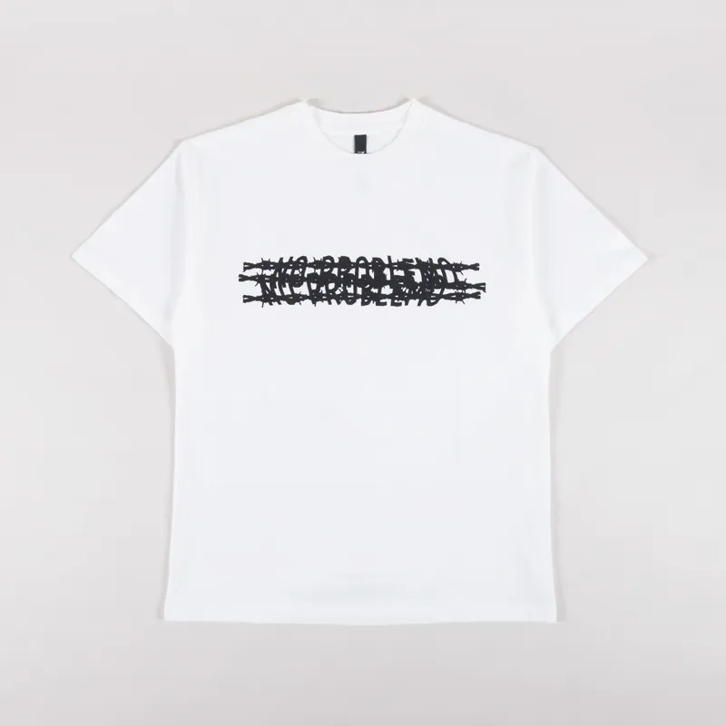 No Problemo Barbed T Shirt White