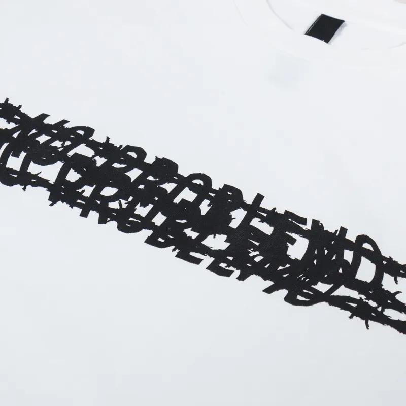 No Problemo Barbed T Shirt White-2