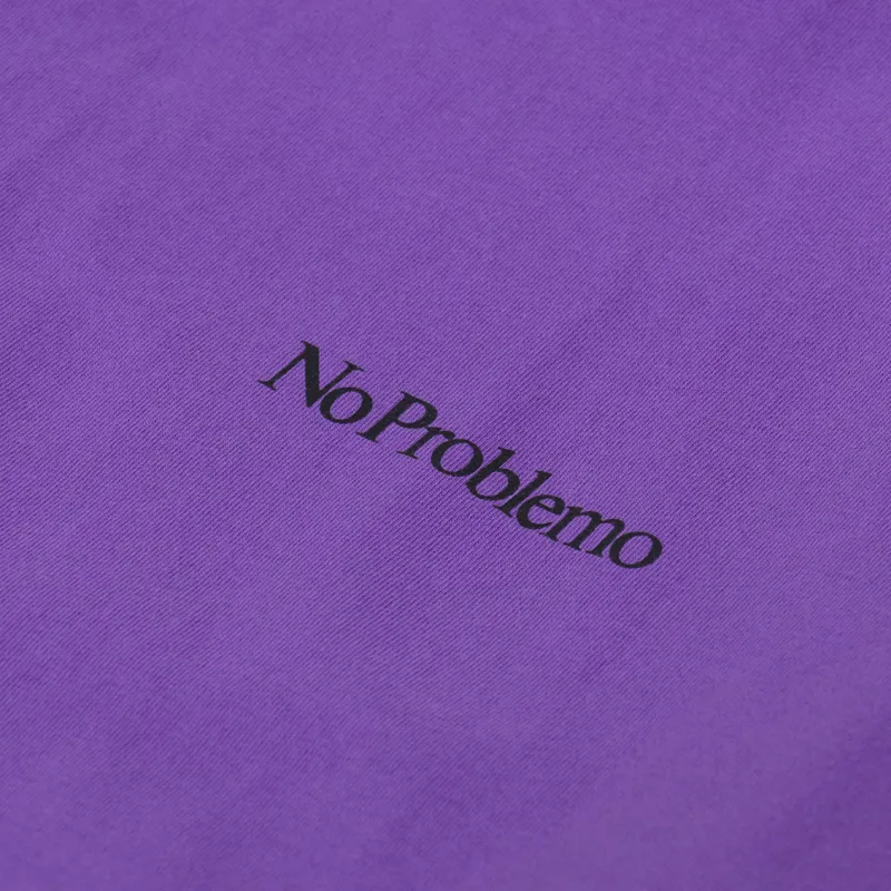 No Problemo Sidd Long Sleeve T Shirt Lilac-5