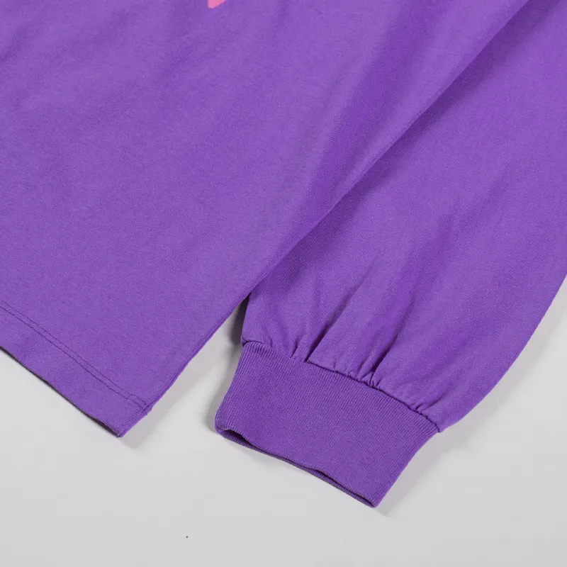 No Problemo Sidd Long Sleeve T Shirt Lilac-7