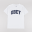 Obey Collegiate T Shirt White