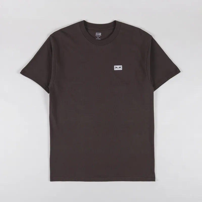 Obey Eyes 3 T Shirt Java Brown-1