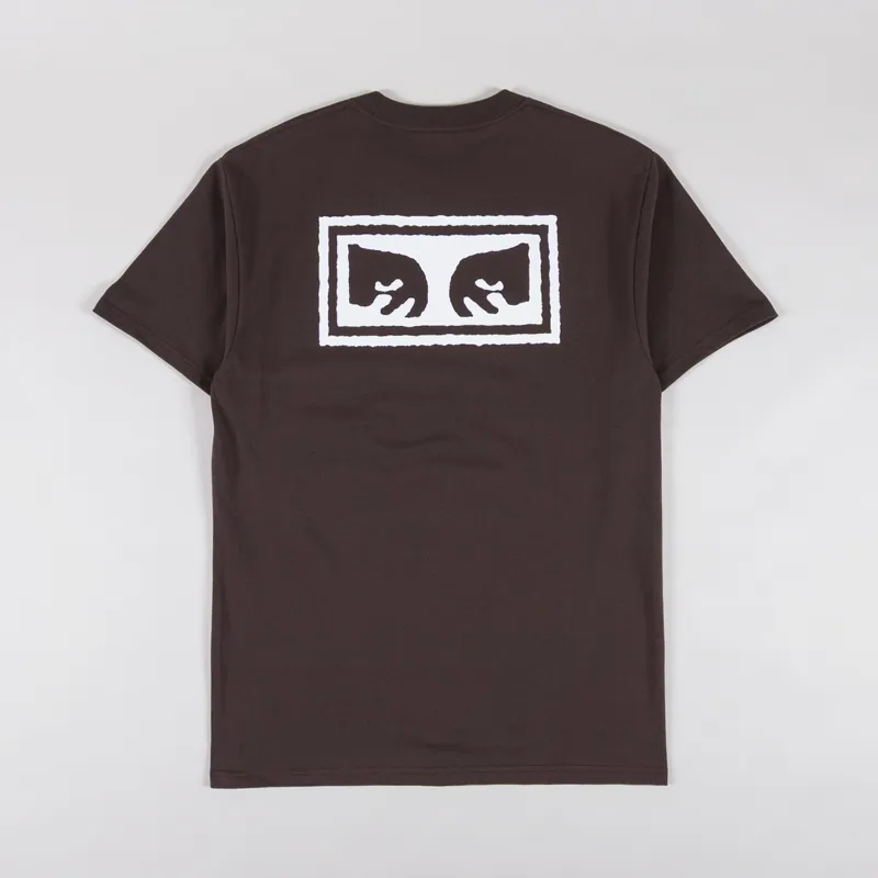 Obey Eyes 3 T Shirt Java Brown