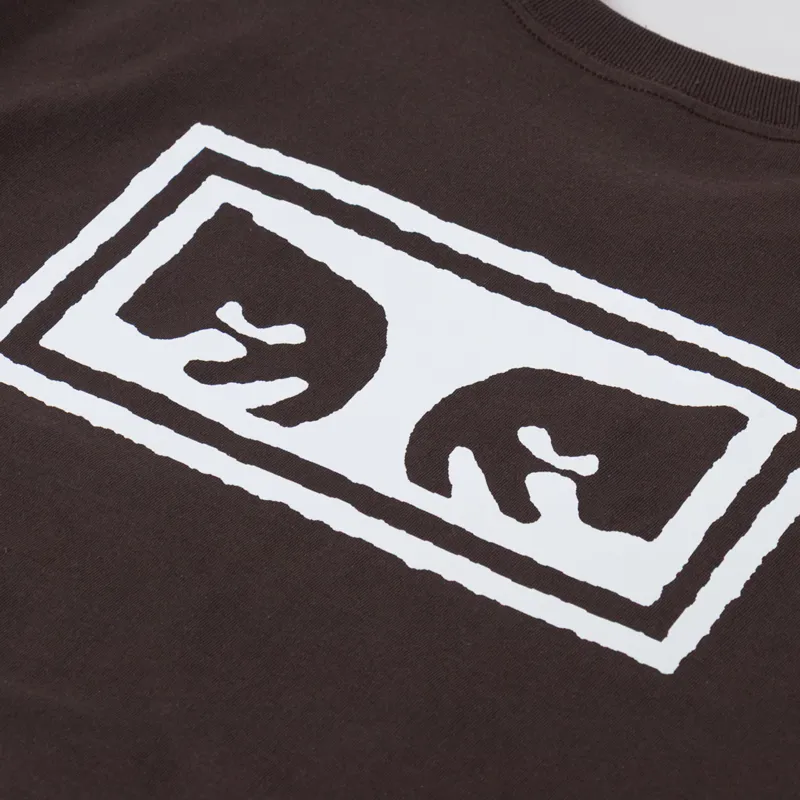 Obey Eyes 3 T Shirt Java Brown-4