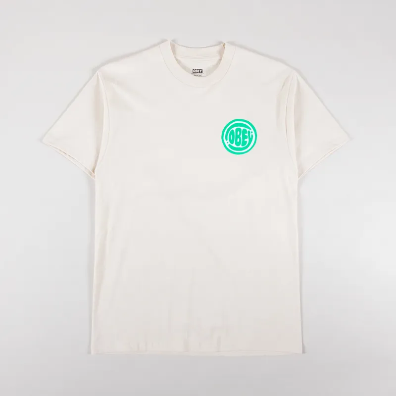 Obey Bubble T Shirt Cream-1