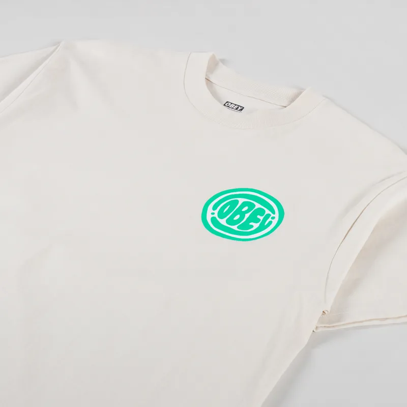 Obey Bubble T Shirt Cream-3