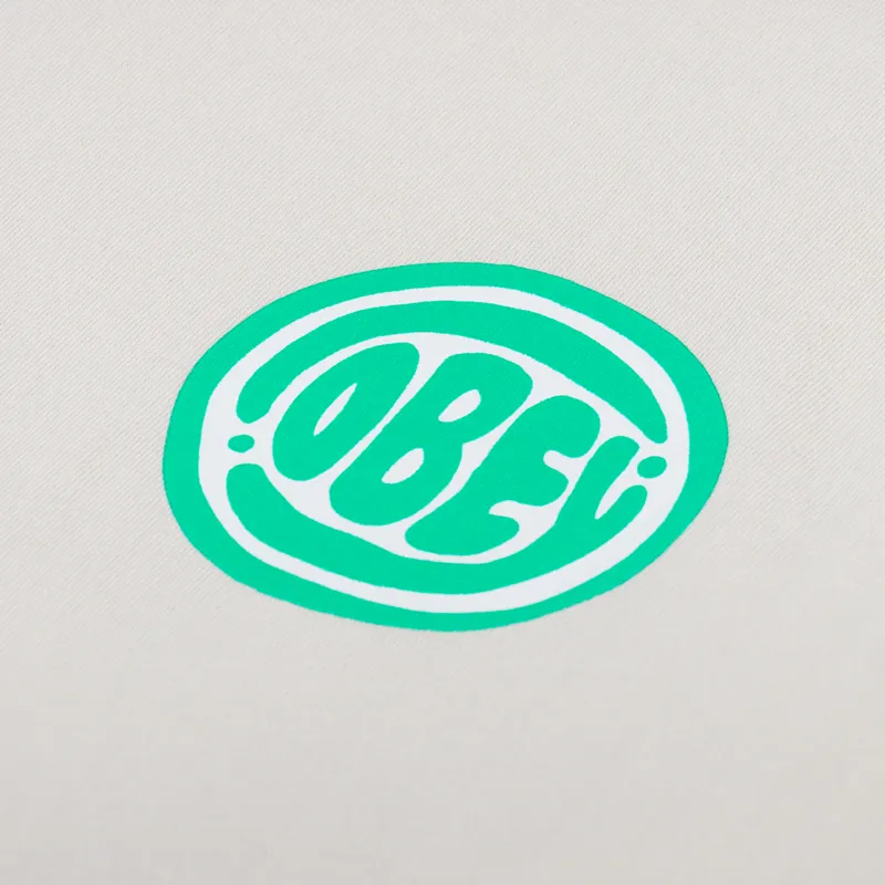 Obey Bubble T Shirt Cream-5