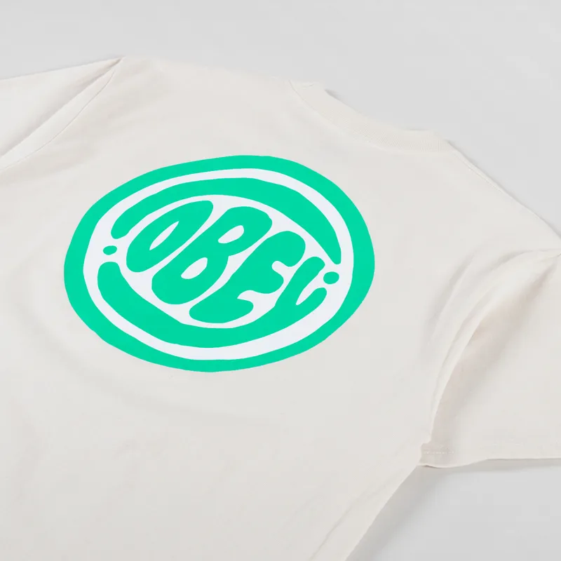 Obey Bubble T Shirt Cream-2