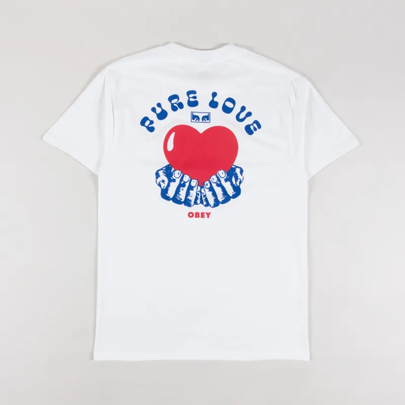 Obey Pure Love T Shirt White