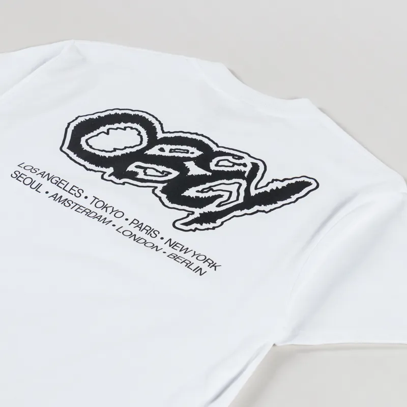 Obey Draw T Shirt White-2