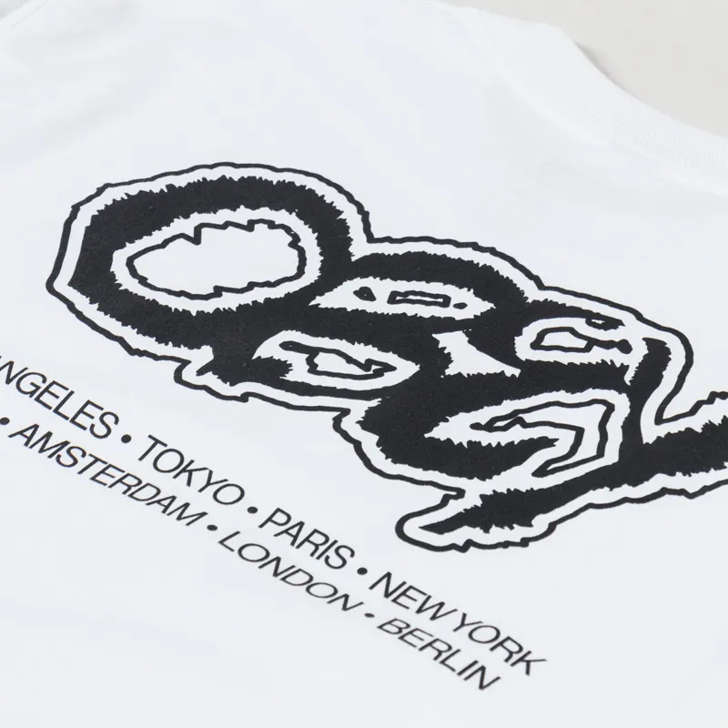 Obey Draw T Shirt White-4