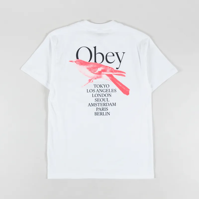 Obey Bird T Shirt White