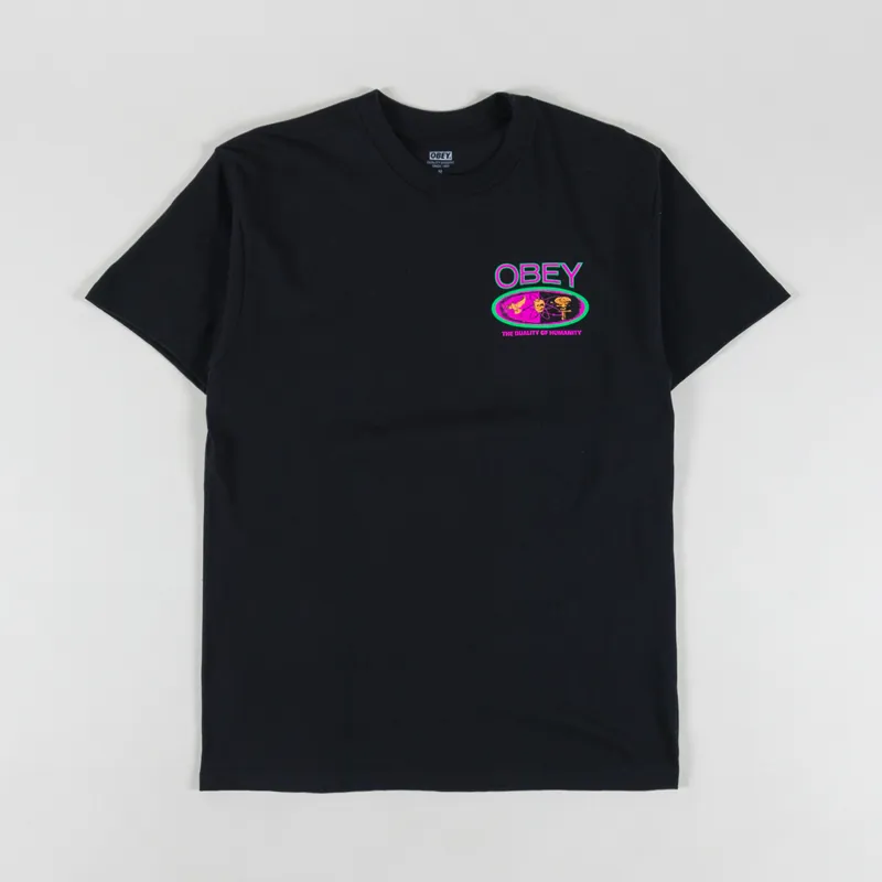 Obey Duality Of Humanity T Shirt Black-1