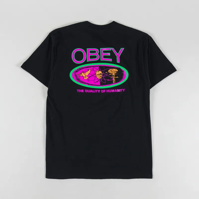 Obey Duality Of Humanity T Shirt Black