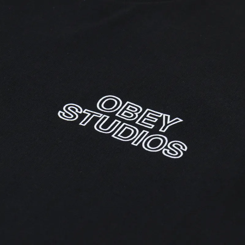 Obey Studios Palette T Shirt Black-5