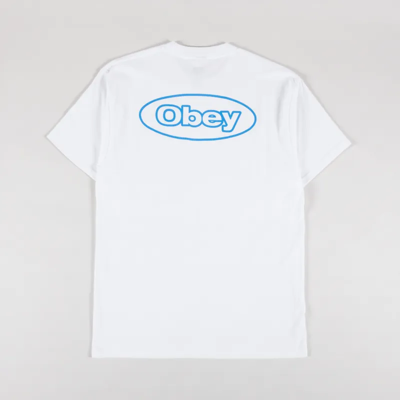 Obey Reaction T Shirt White