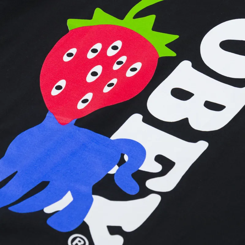 Obey Strawberry T Shirt Black-4