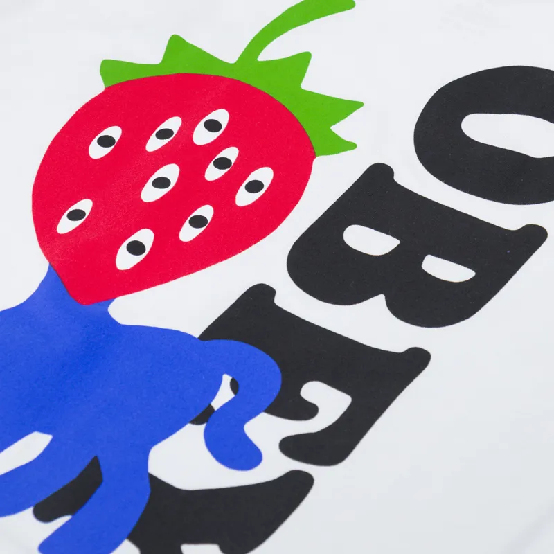Obey Strawberry T Shirt White-4