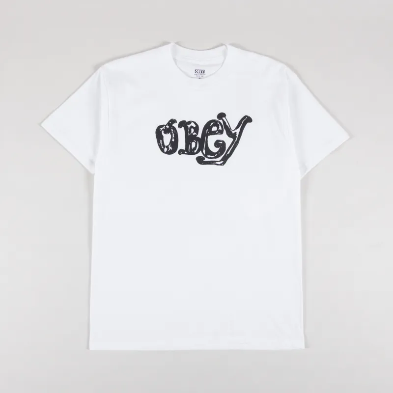 Obey Marker T Shirt White