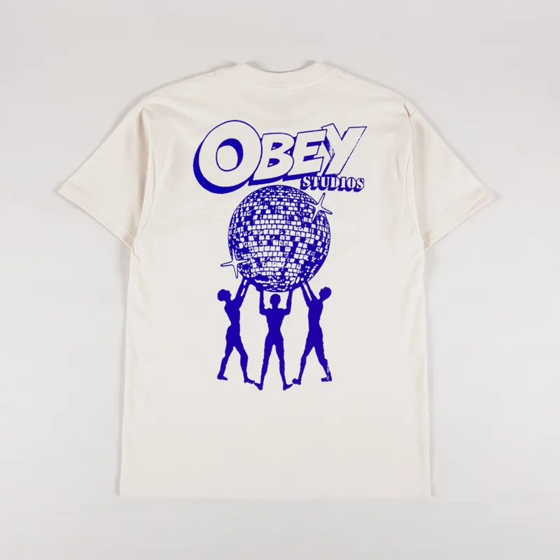 Obey Uplift T Shirt Cream