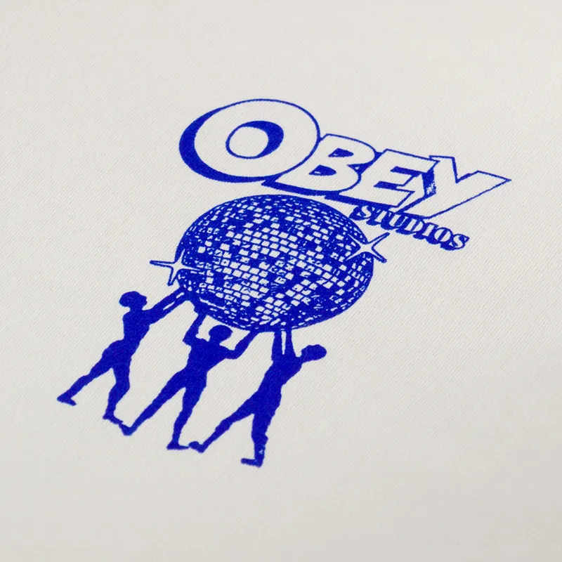 Obey Uplift T Shirt Cream-5