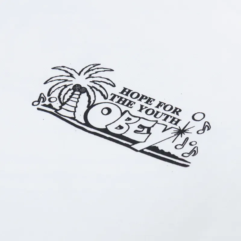 Obey Hope For The Youth T Shirt White-5