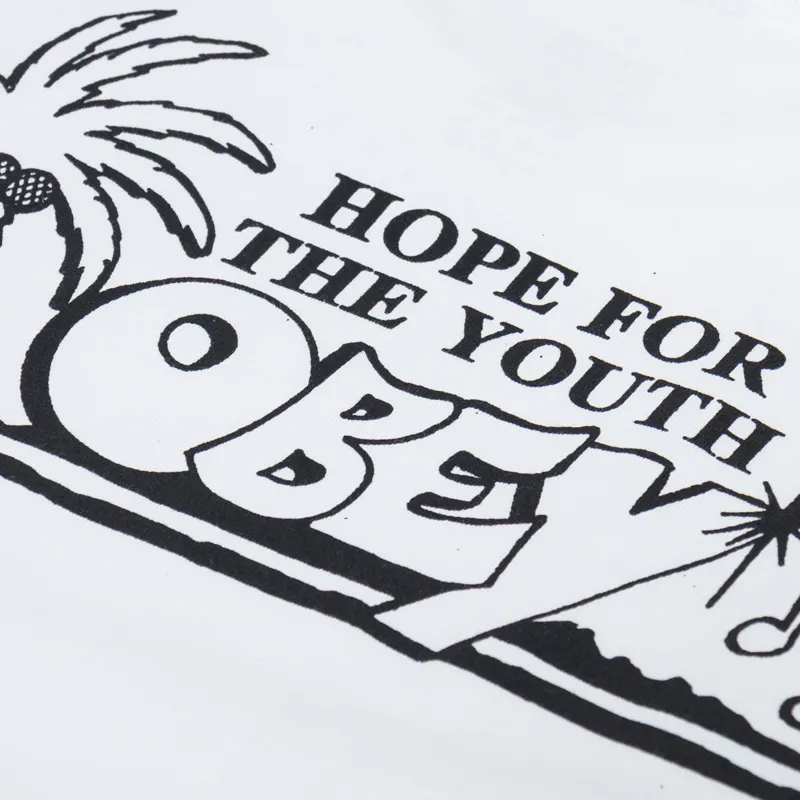 Obey Hope For The Youth T Shirt White-4