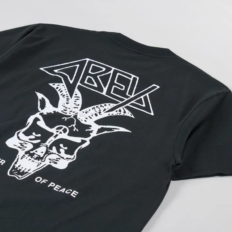 Obey Harbinger Of Peace T Shirt Vintage Black-2