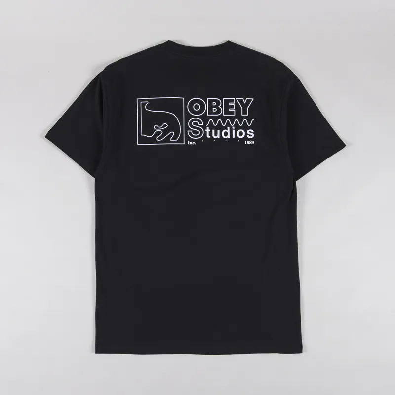 Obey Studios Inc 1989 T Shirt Black