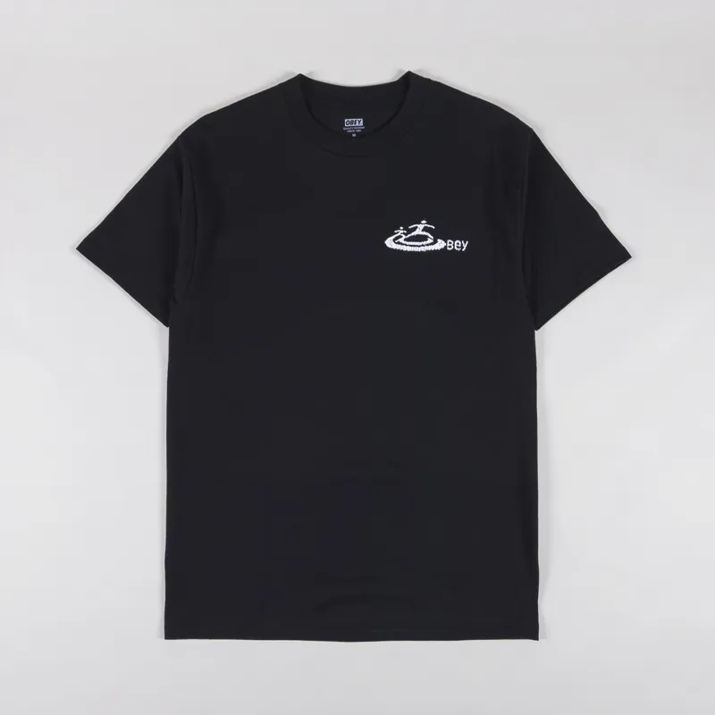 Obey The Rhythm T Shirt Black-1