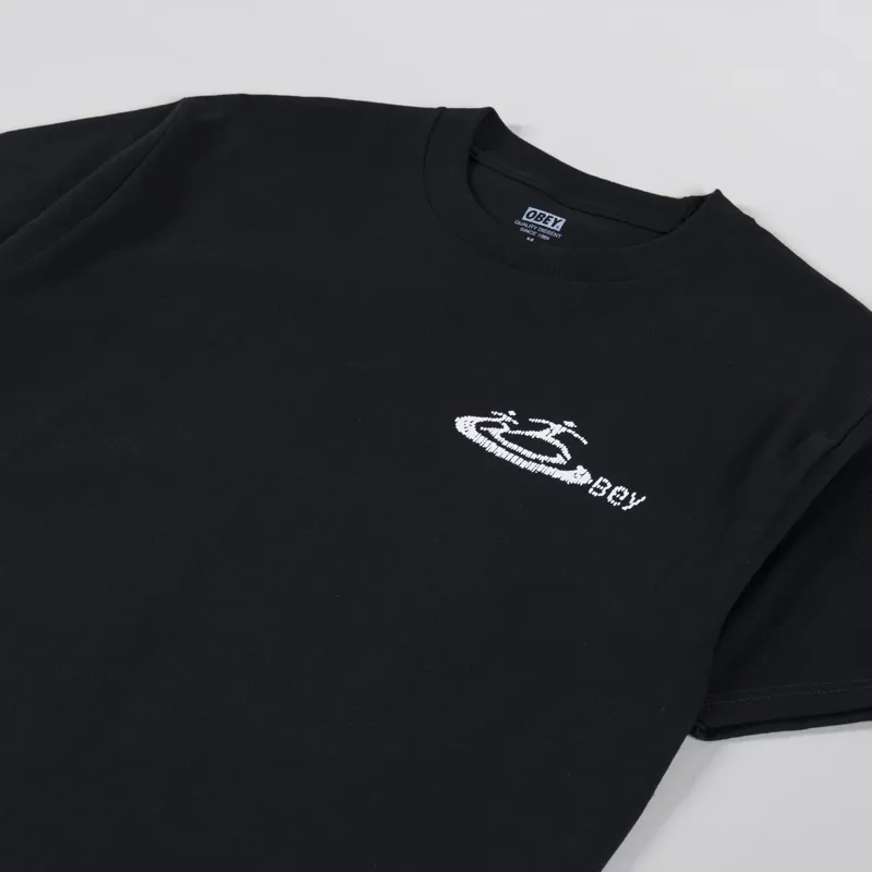 Obey The Rhythm T Shirt Black-3