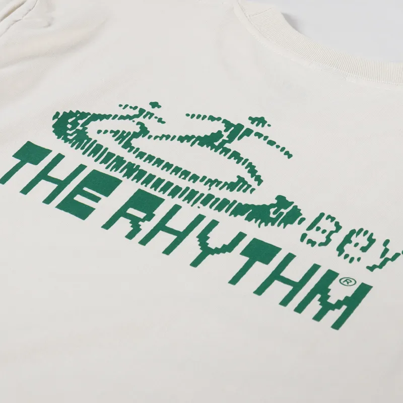 Obey The Rhythm T Shirt Cream-4