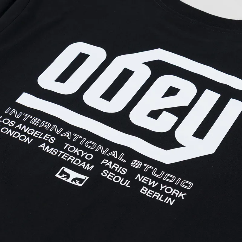Obey Trademark T Shirt Black -4