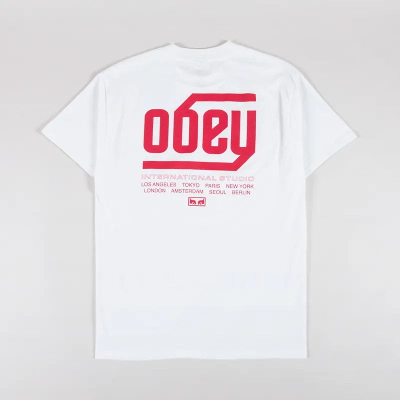 Obey Trademark T Shirt White