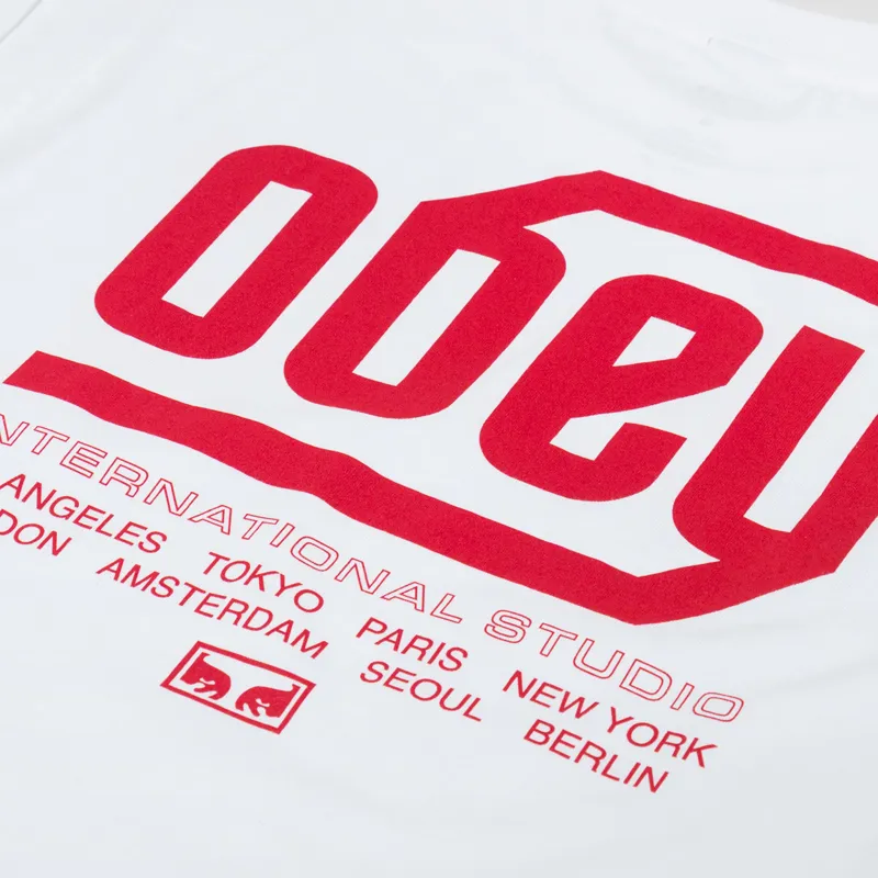 Obey Trademark T Shirt White-4