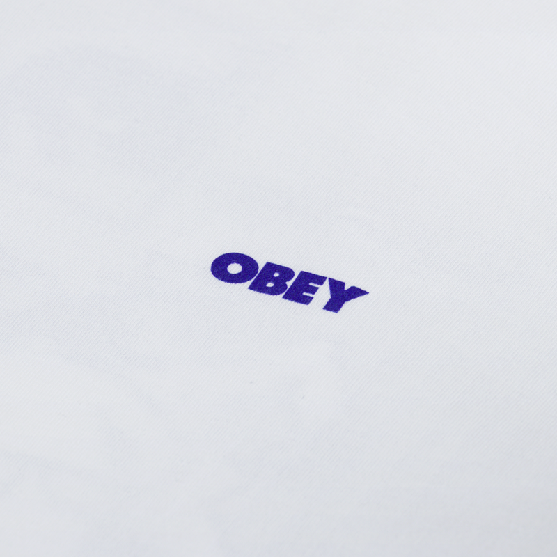 Obey Steady Mobbin' T Shirt White-5