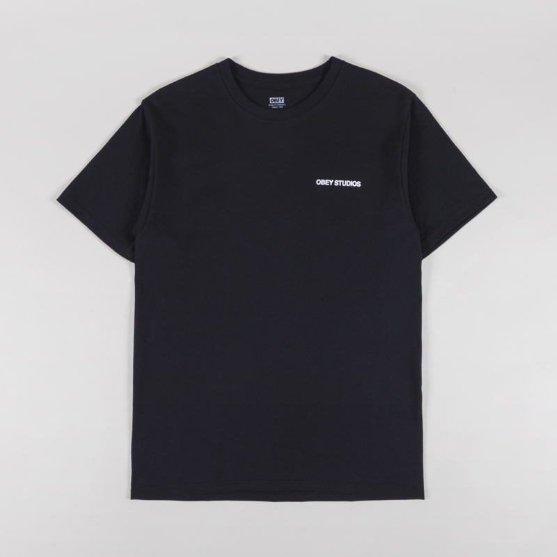 Obey Moves Of Life T Shirt Black-1