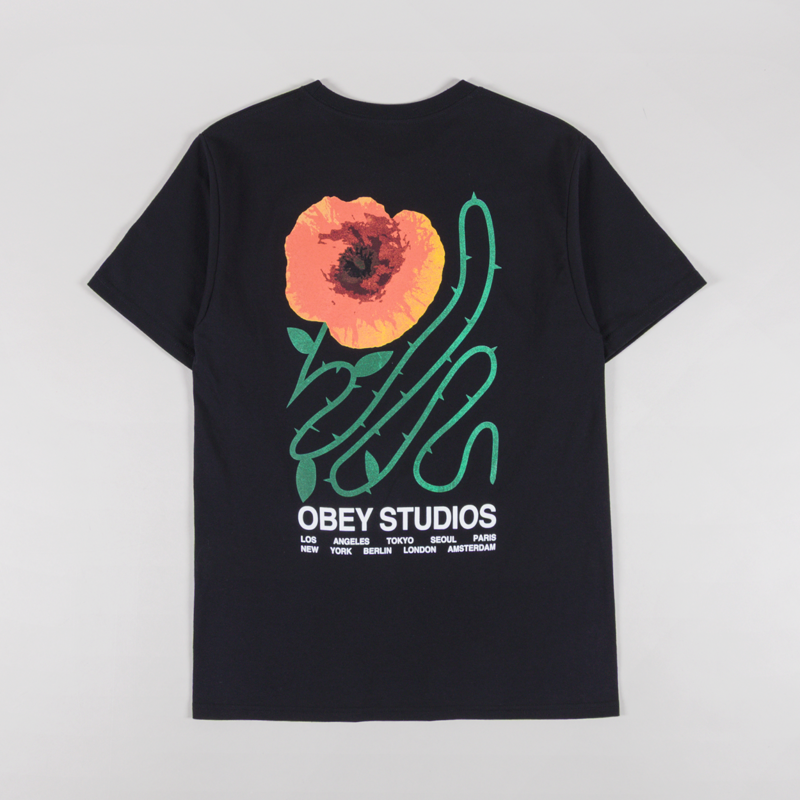 Obey Moves Of Life T Shirt Black