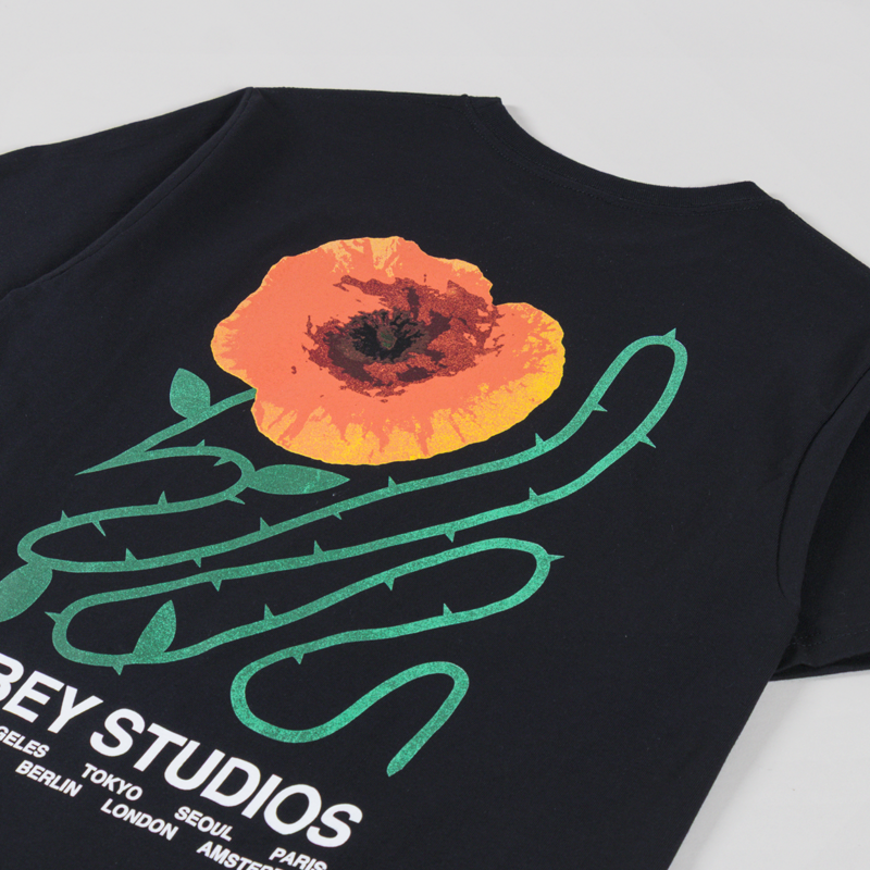 Obey Moves Of Life T Shirt Black-2