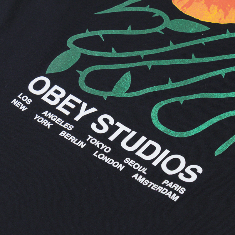 Obey Moves Of Life T Shirt Black-4