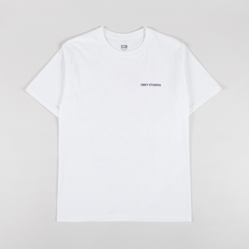 Obey Moves Of Life T Shirt White-1