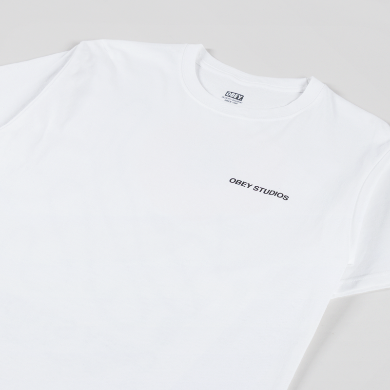 Obey Moves Of Life T Shirt White-3