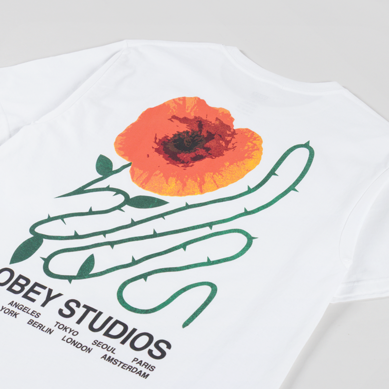 Obey Moves Of Life T Shirt White-2