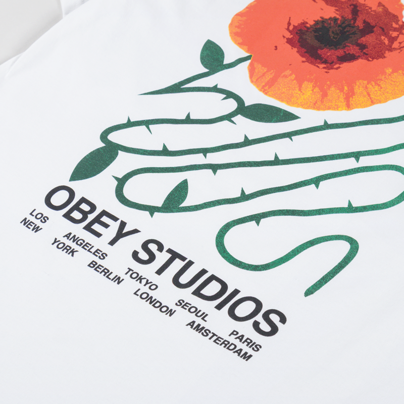 Obey Moves Of Life T Shirt White-4