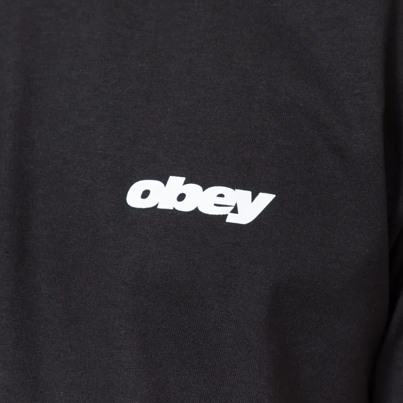 Obey Dice T Shirt Black-3