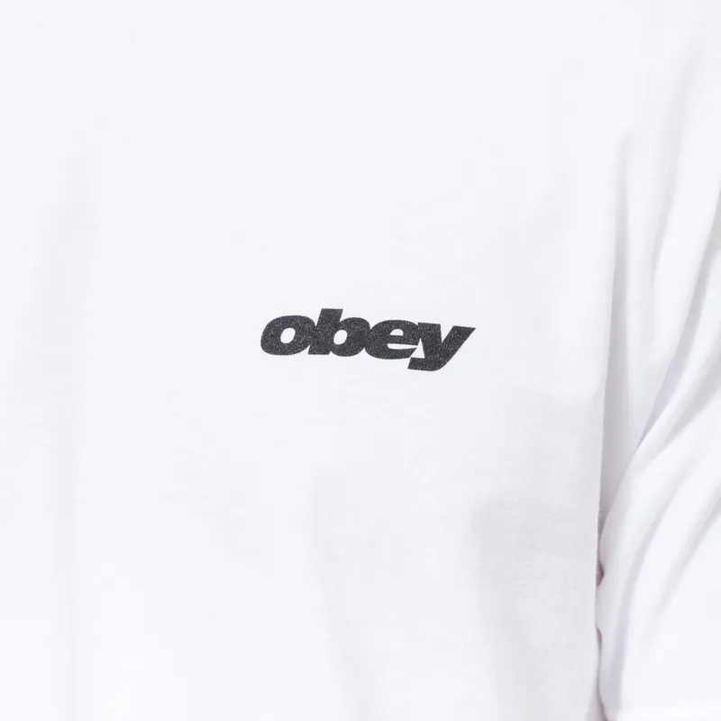 Obey Dice T Shirt White-3