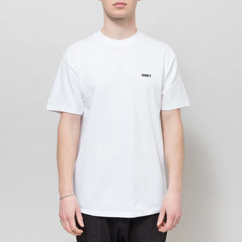 Obey I Will Obey T Shirt White-1