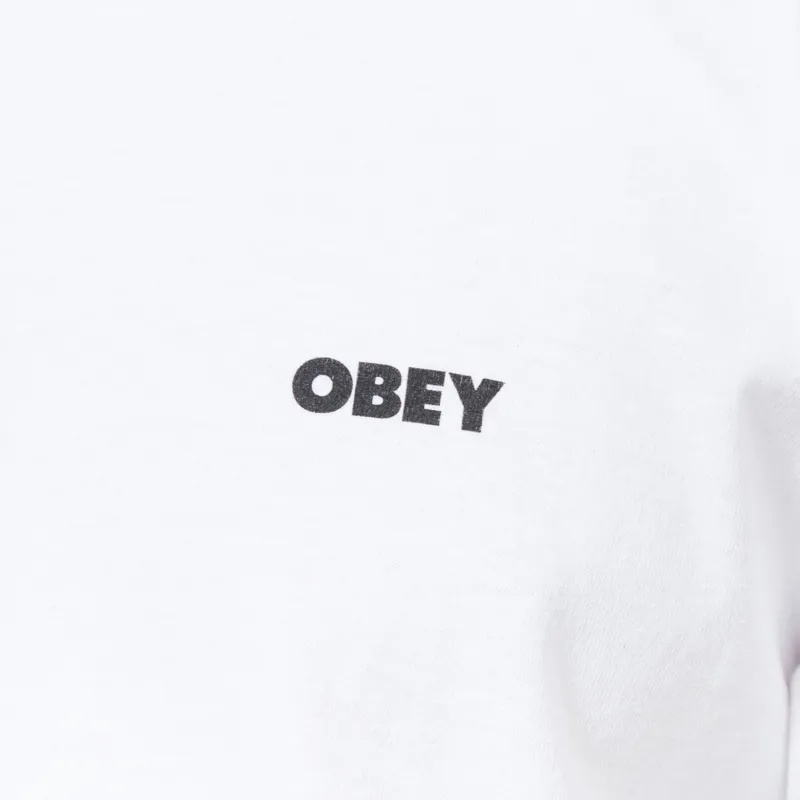 Obey I Will Obey T Shirt White-3