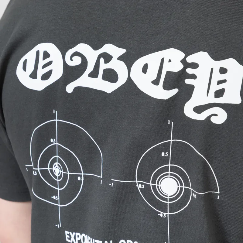 Obey Exponential Growth T Shirt Vintage Black-3