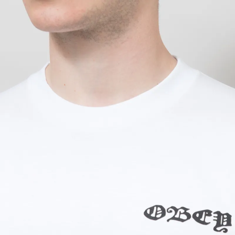 Obey Exponential Growth T Shirt White-4